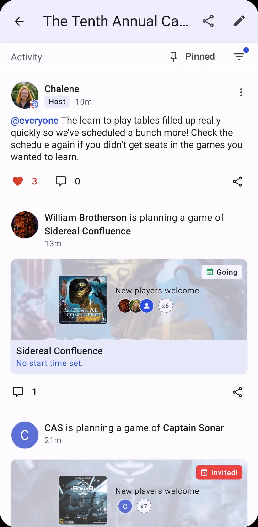 Central communication hub